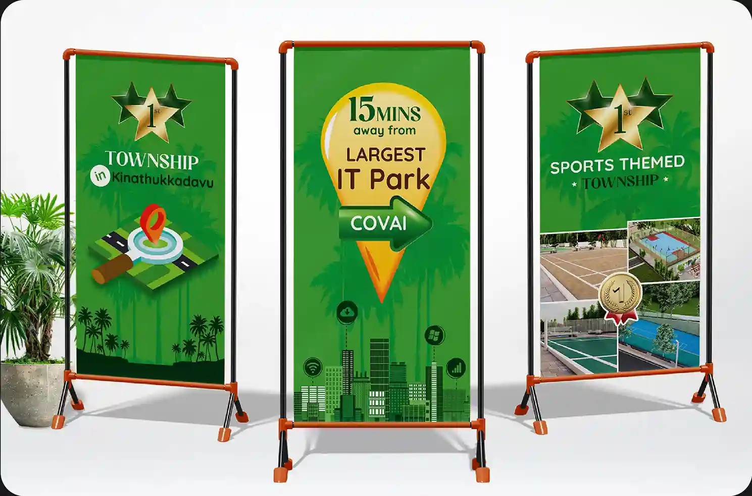 cocotown Standee mouckup