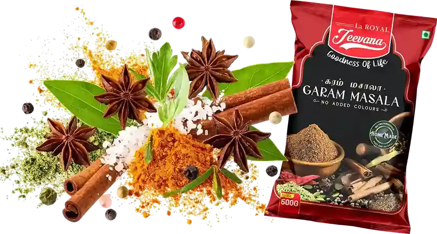 jeevana garam masala with spices